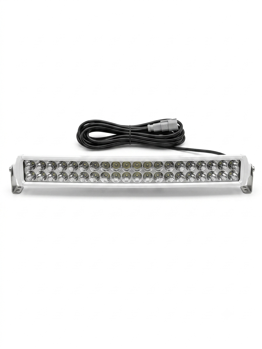 20 Inch Curved Marine Double Row Marine LED Light Bar - Combo Beam 19,000 Lumen