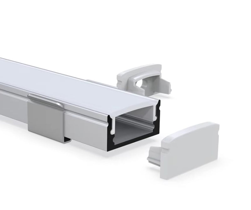 12MM Rigid Aluminum U Channel for SMD5050/SMD3528 IP68 LED Strips