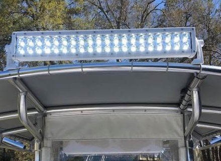 Aurora 20 Inch Marine Double Row Marine LED Light Bar Combo Beam 17,120 Lumen