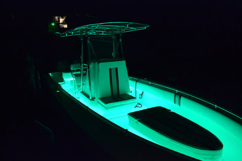 Marine LED Strip RGB Color Changing Boat LED Light Kit